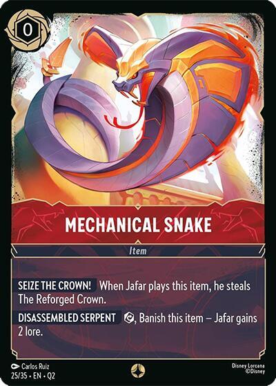 Mechanical Snake, Illumineer's Quest: Palace Heist 25/35