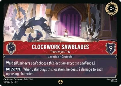 Clockwork Sawblades - Treacherous Trap, Illumineer's Quest: Palace Heist 34/35