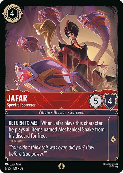 Jafar - Spectral Sorcerer, Illumineer's Quest: Palace Heist 6/35