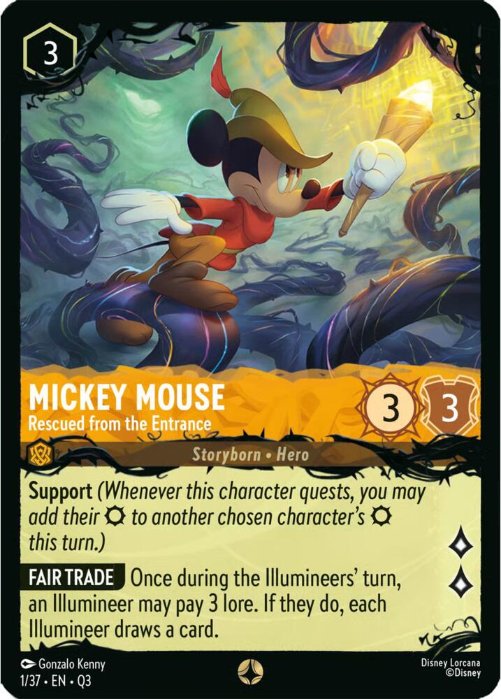 Mickey Mouse - Rescued from the Entrance, Illumineer's Quest: The Great Hunny Rescue 1/37