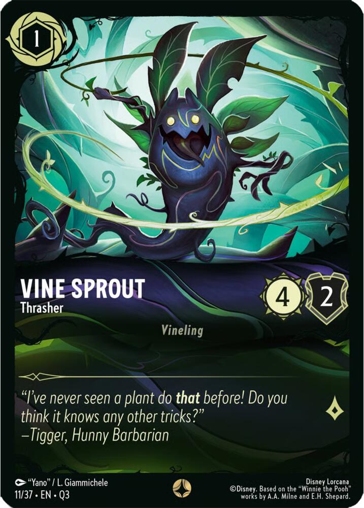 Vine Sprout - Thrasher, Illumineer's Quest: The Great Hunny Rescue 11/37