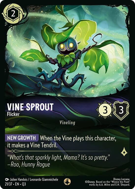 Vine Sprout - Flicker, Illumineer's Quest: The Great Hunny Rescue 21/37