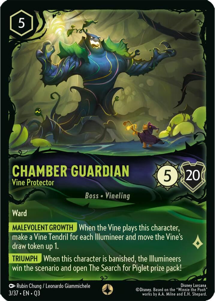 Chamber Guardian - Vine Protector, Illumineer's Quest: The Great Hunny Rescue 3/37