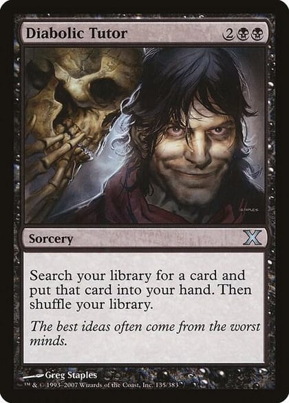 Diabolic Tutor, 10th Edition 135