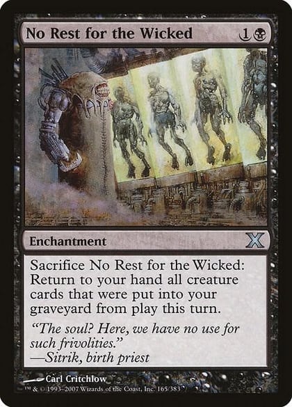 No Rest for the Wicked, 10th Edition 165