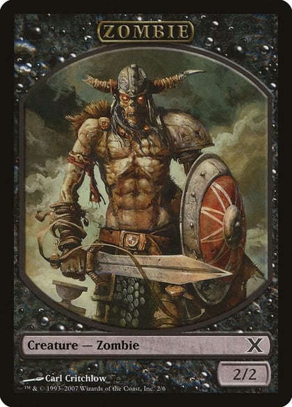 Zombie Token, 10th Edition 2