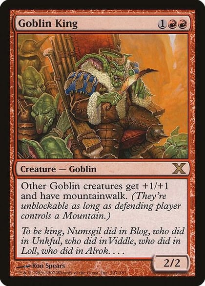 Goblin King, 10th Edition 207