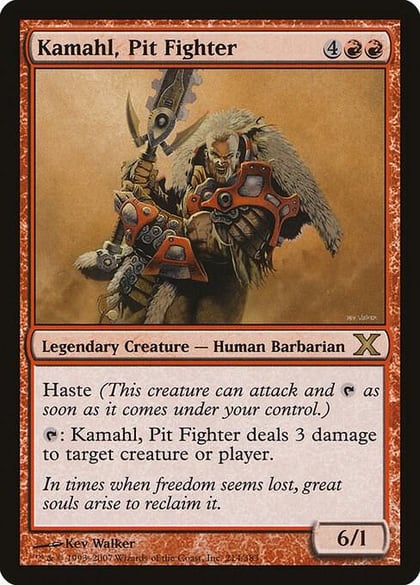 Kamahl, Pit Fighter, 10th Edition 214
