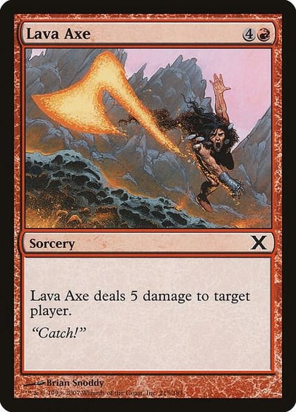 Lava Axe, 10th Edition 215