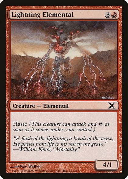 Lightning Elemental, 10th Edition 217