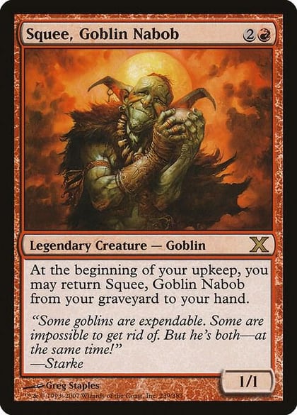 Squee, Goblin Nabob, 10th Edition 239