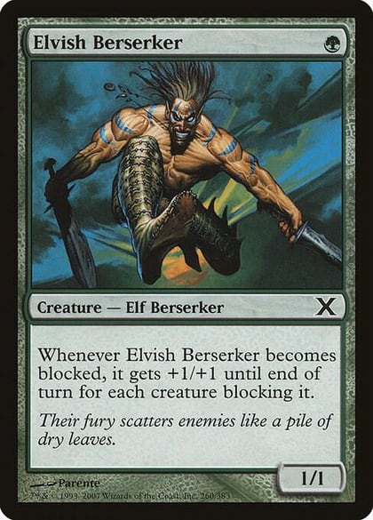 Elvish Berserker, 10th Edition 260
