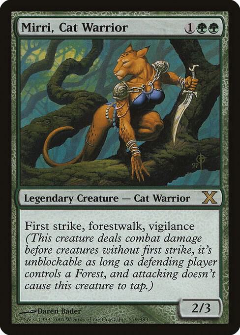 Mirri, Cat Warrior, 10th Edition 279