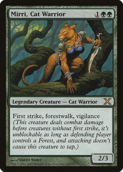 Mirri, Cat Warrior, 10th Edition 279