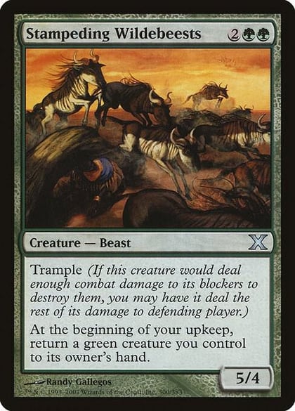 Stampeding Wildebeests, 10th Edition 300