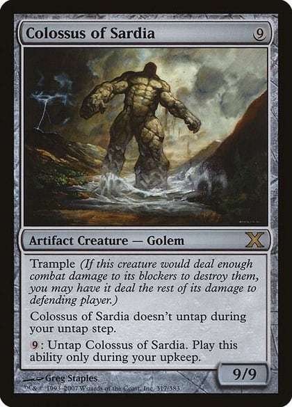 Colossus of Sardia, 10th Edition 317