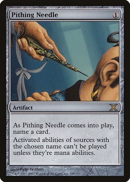 Pithing Needle, 10th Edition 338