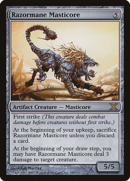 Razormane Masticore, 10th Edition 340
