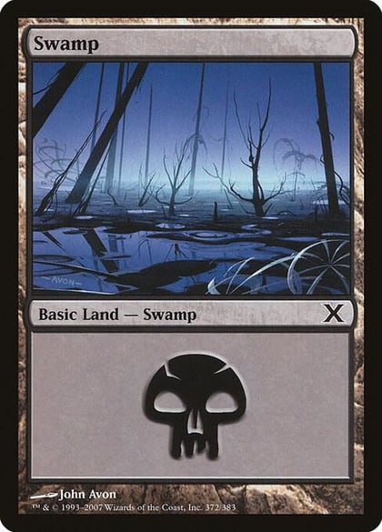 Swamp (372), 10th Edition 372