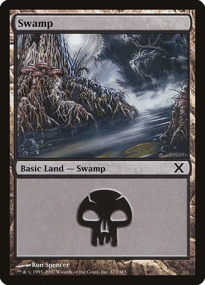 Swamp (373), 10th Edition 373