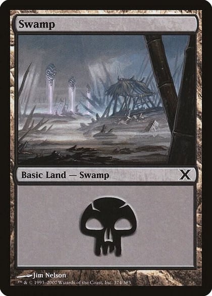 Swamp (374), 10th Edition 374