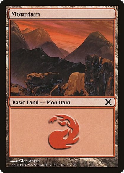 Mountain (377), 10th Edition 377
