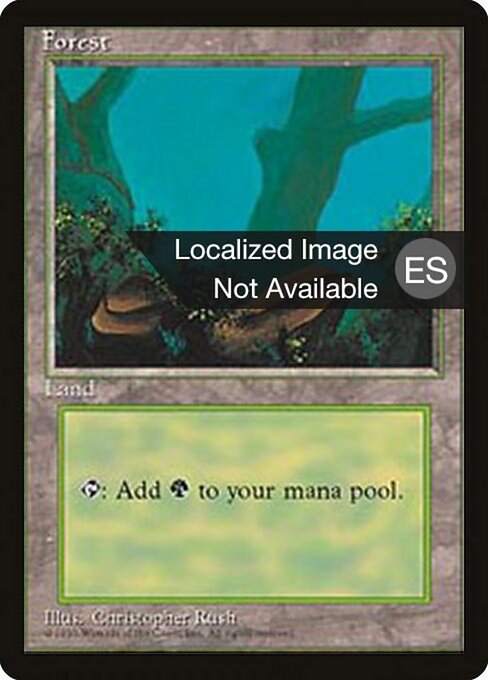 Forest (A), Fourth Edition (Foreign Black Border) 177