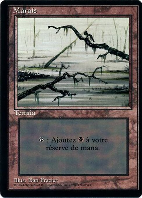 Swamp (C), Revised Edition (Foreign Black Border) 300