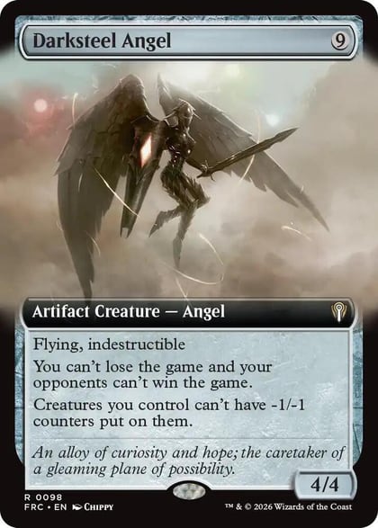 Darksteel Angel (Extended Art), Commander: Reality Fracture 98