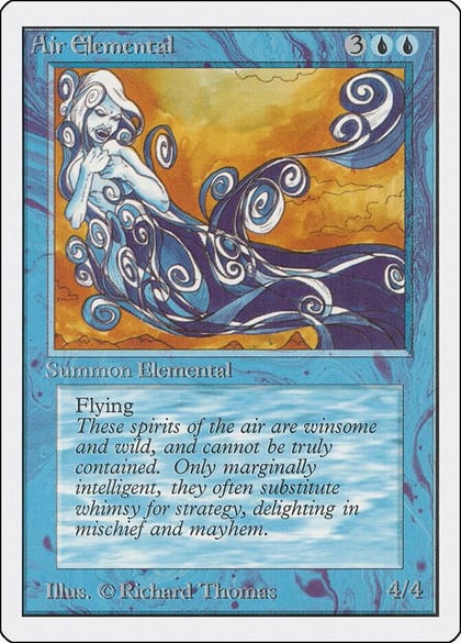 Air Elemental, Unlimited Edition #8972