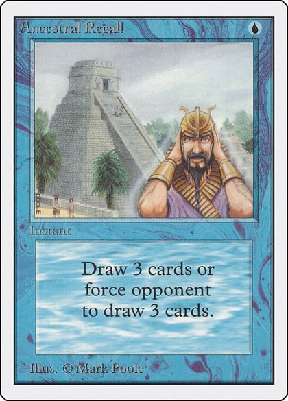 Ancestral Recall, Unlimited Edition #8973