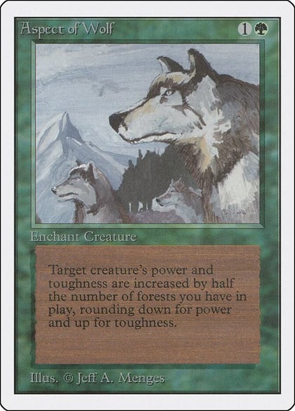 Aspect of Wolf, Unlimited Edition #8979