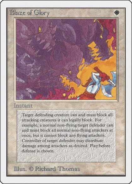 Blaze of Glory, Unlimited Edition #8992