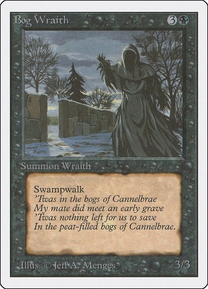 Bog Wraith, Unlimited Edition #8996