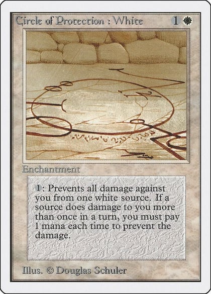 Circle of Protection: White, Unlimited Edition #9009