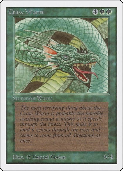 Craw Wurm, Unlimited Edition #9021