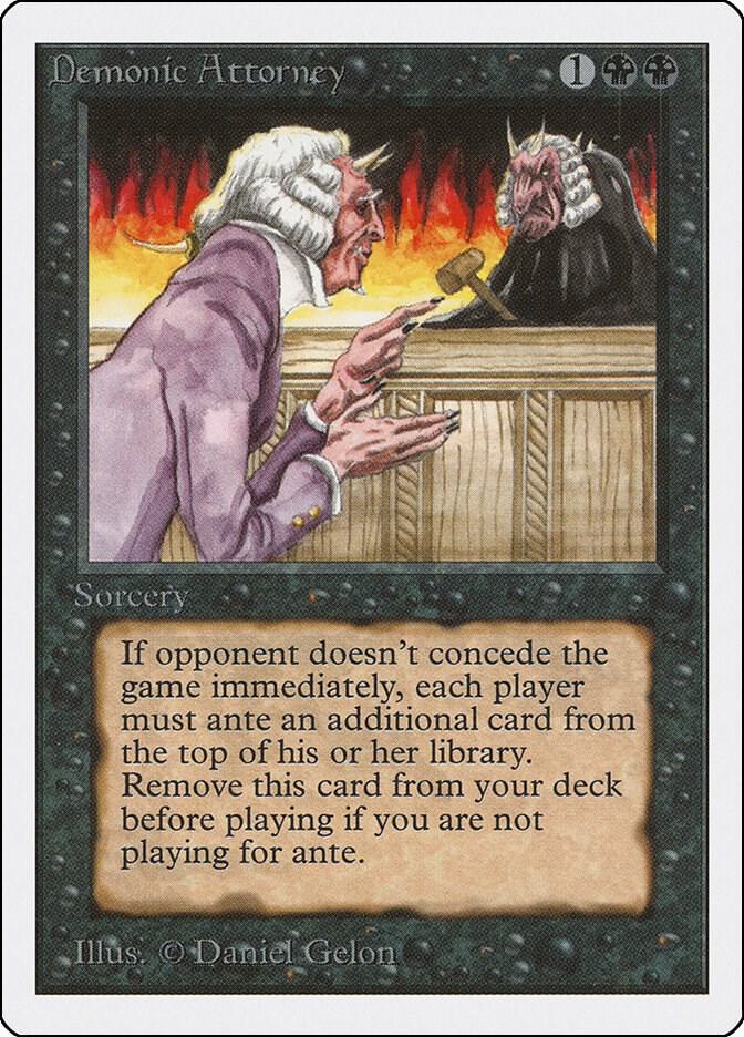 Demonic Attorney, Unlimited Edition #9032