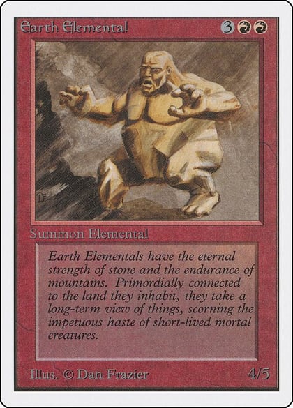 Earth Elemental, Unlimited Edition #9045