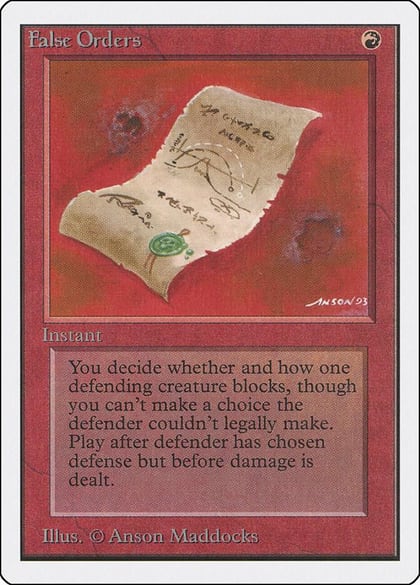 False Orders, Unlimited Edition #9050