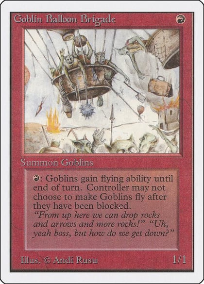Goblin Balloon Brigade, Unlimited Edition #9075