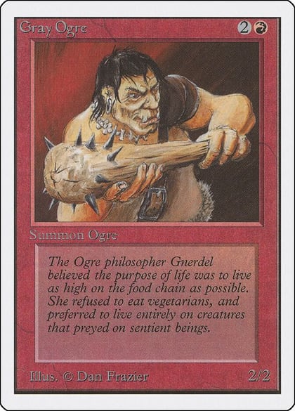 Gray Ogre, Unlimited Edition #9078