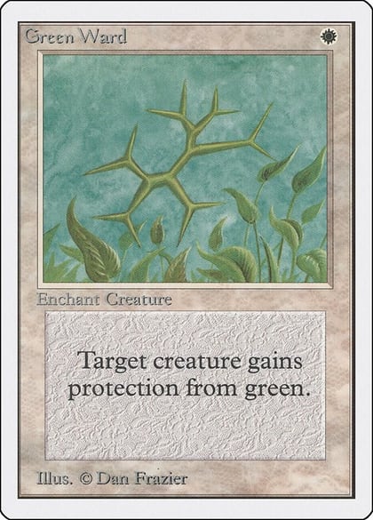 Green Ward, Unlimited Edition #9079