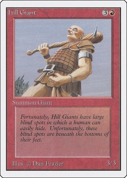 Hill Giant, Unlimited Edition #9084