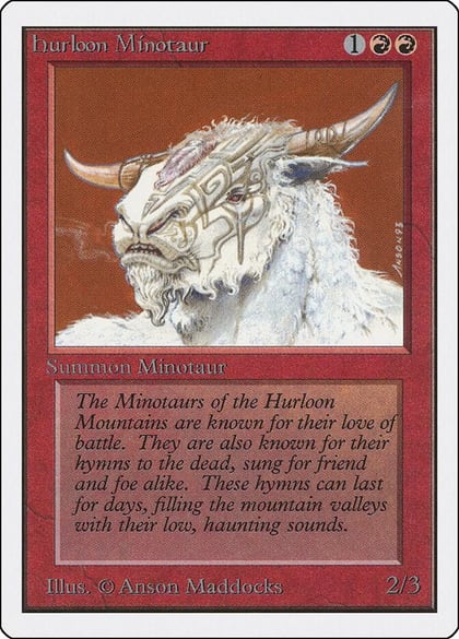 Hurloon Minotaur, Unlimited Edition #9089