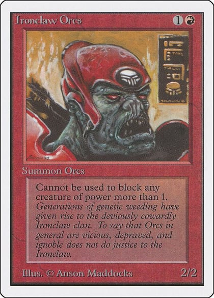 Ironclaw Orcs, Unlimited Edition #9098