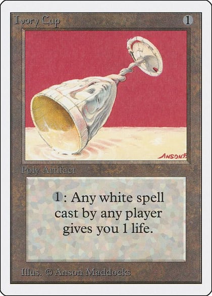 Ivory Cup, Unlimited Edition #9104
