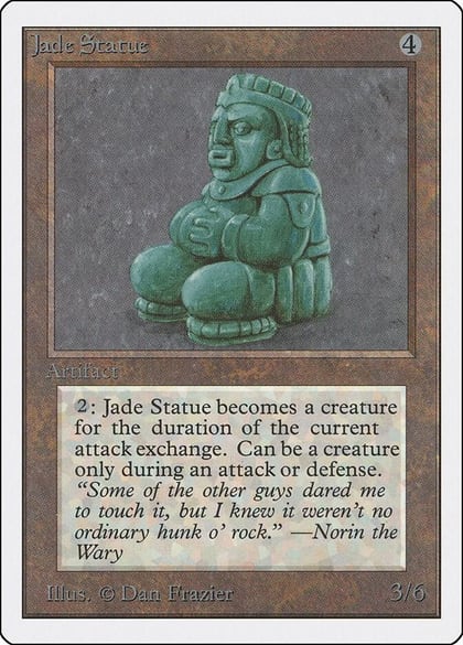 Jade Statue, Unlimited Edition #9106