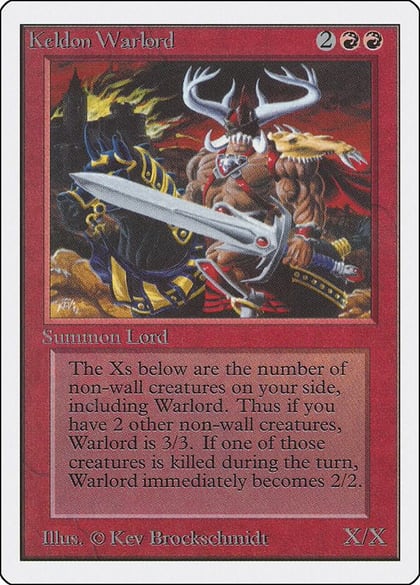 Keldon Warlord, Unlimited Edition #9111