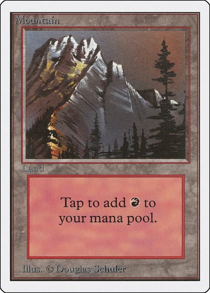 Mountain (A), Unlimited Edition #9140