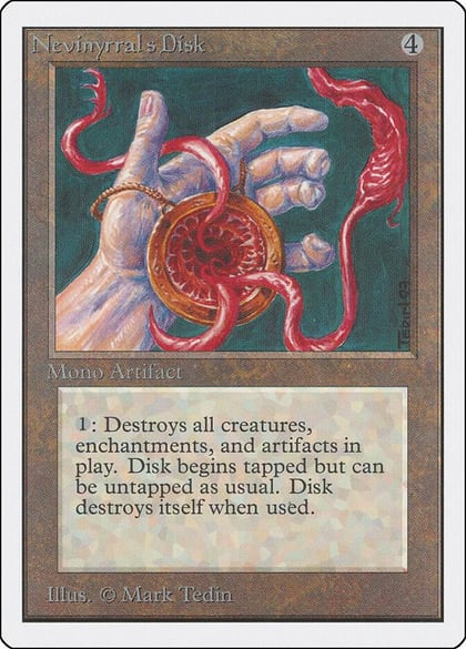 Nevinyrral's Disk, Unlimited Edition #9151
